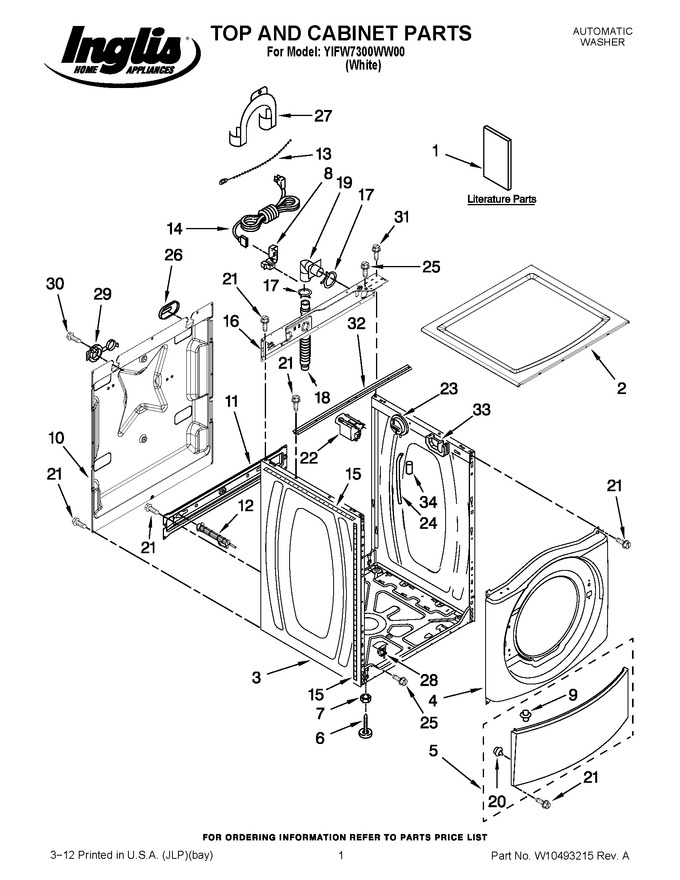 Diagram for YIFW7300WW00