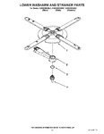 Diagram for 11 - Lower Washarm And Strainer Parts