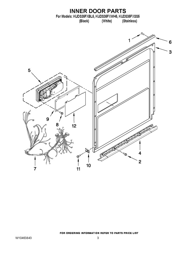 Diagram for KUDS35FXBL5