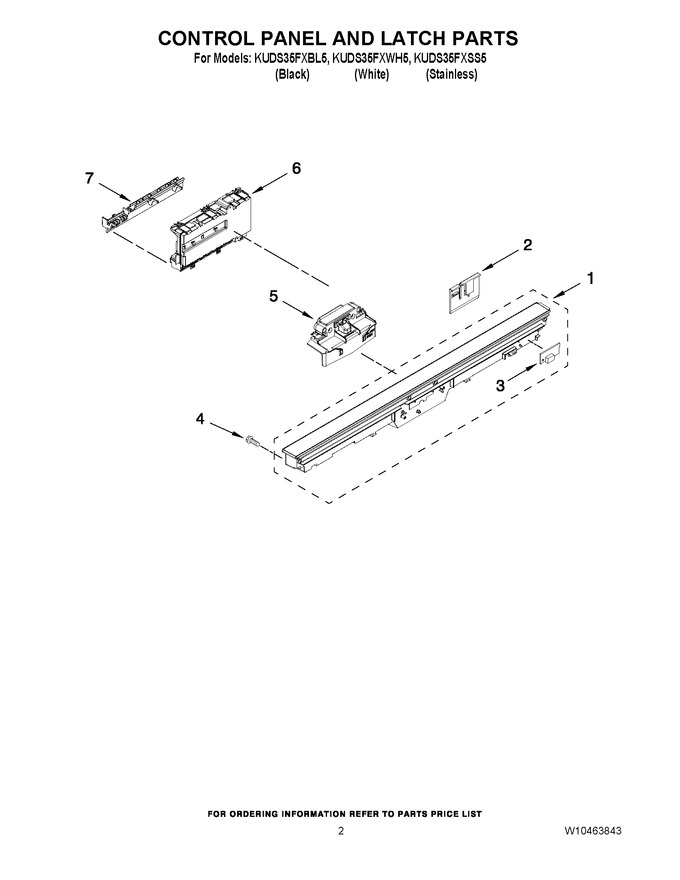 Diagram for KUDS35FXWH5