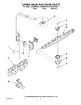 Diagram for 07 - Upper Wash And Rinse Parts