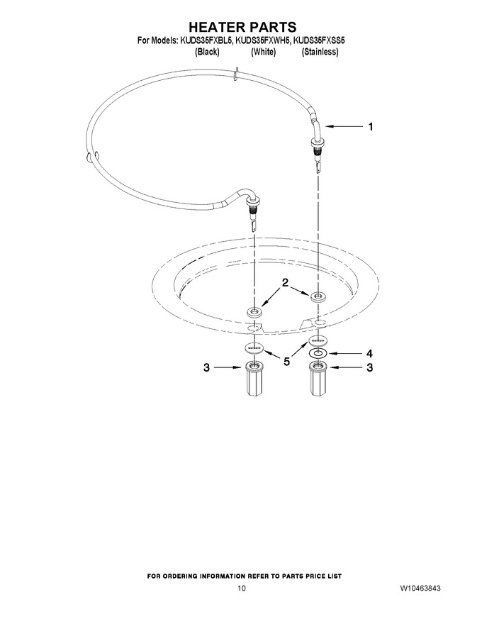 Diagram for KUDS35FXWH5