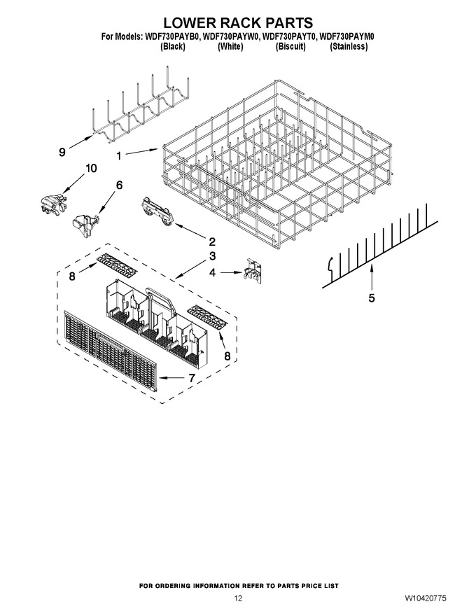 Diagram for WDF730PAYM0