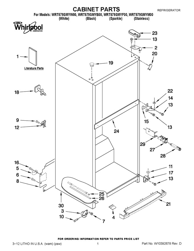 Diagram for WRT579SMYF00