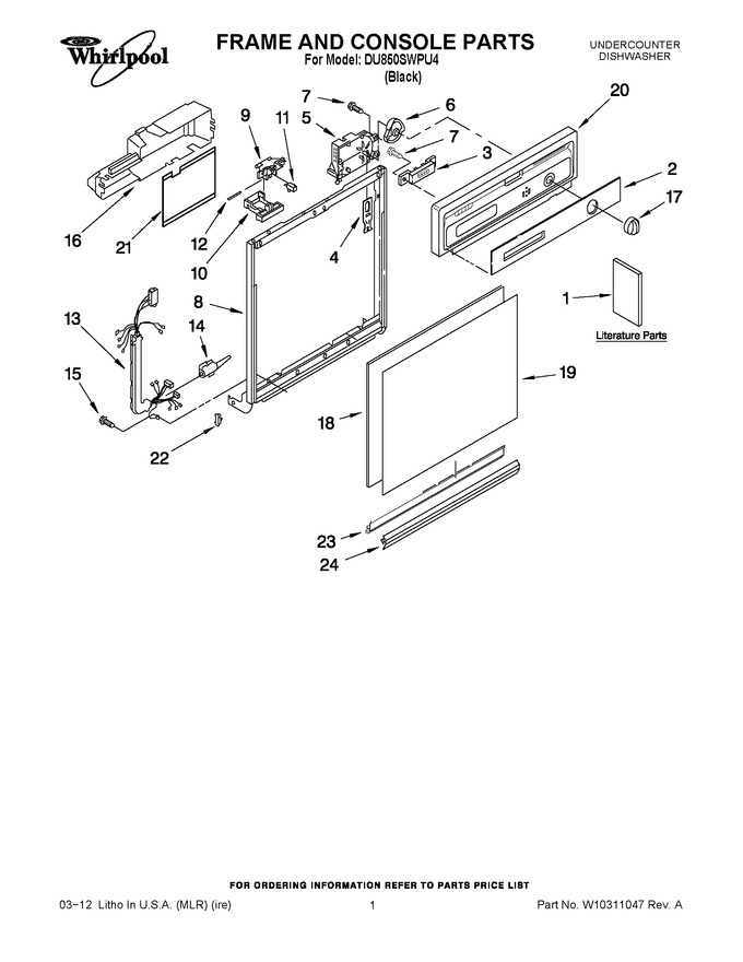 Diagram for DU850SWPU4