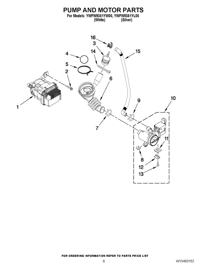 Diagram for YWFW9351YL00