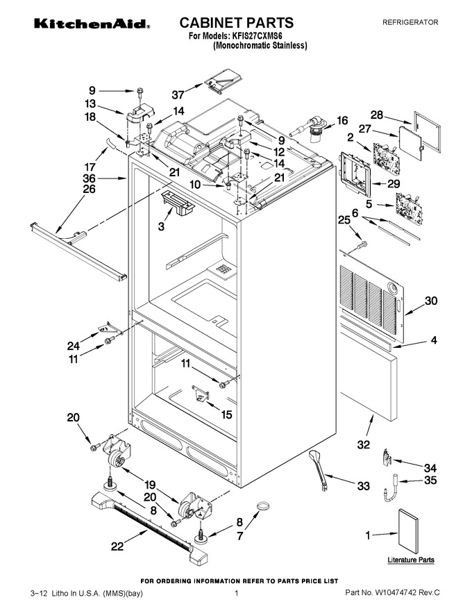 Diagram for KFIS27CXMS6