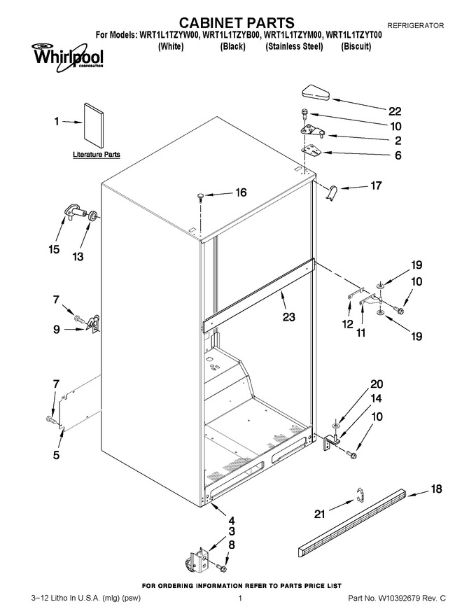 Diagram for WRT1L1TZYM00