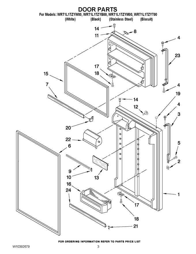 Diagram for WRT1L1TZYW00