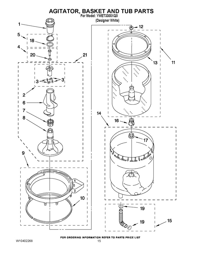 Diagram for YWET3300XQ0