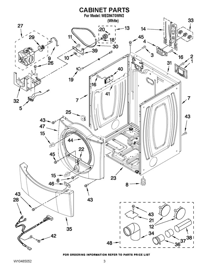 Diagram for WED9470WW2