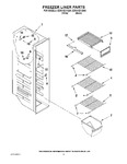 Diagram for 04 - Freezer Liner Parts