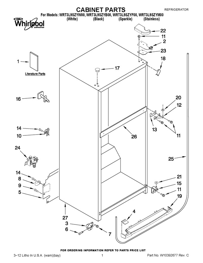 Diagram for WRT3L9SZYB00