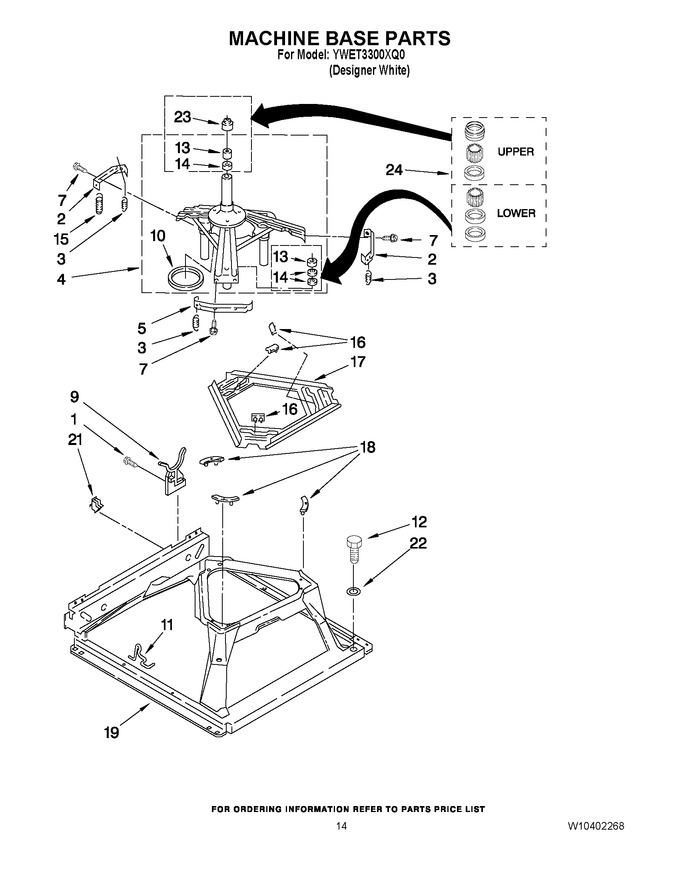 Diagram for YWET3300XQ0