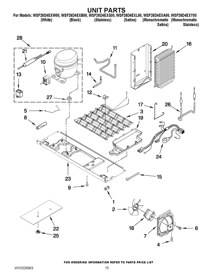 Diagram for WSF26D4EXB00