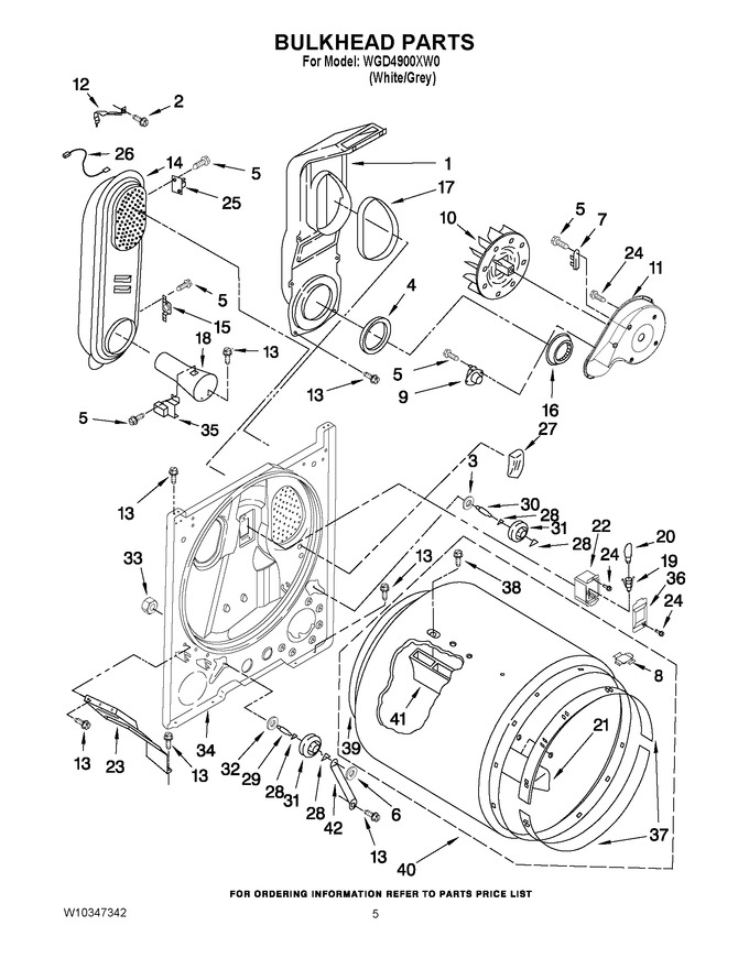 Diagram for WGD4900XW0