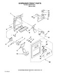 Diagram for 08 - Dispenser Front Parts