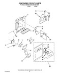 Diagram for 08 - Dispenser Front Parts