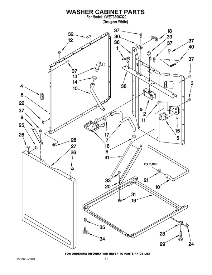 Diagram for YWET3300XQ0