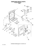 Diagram for 08 - Dispenser Front Parts