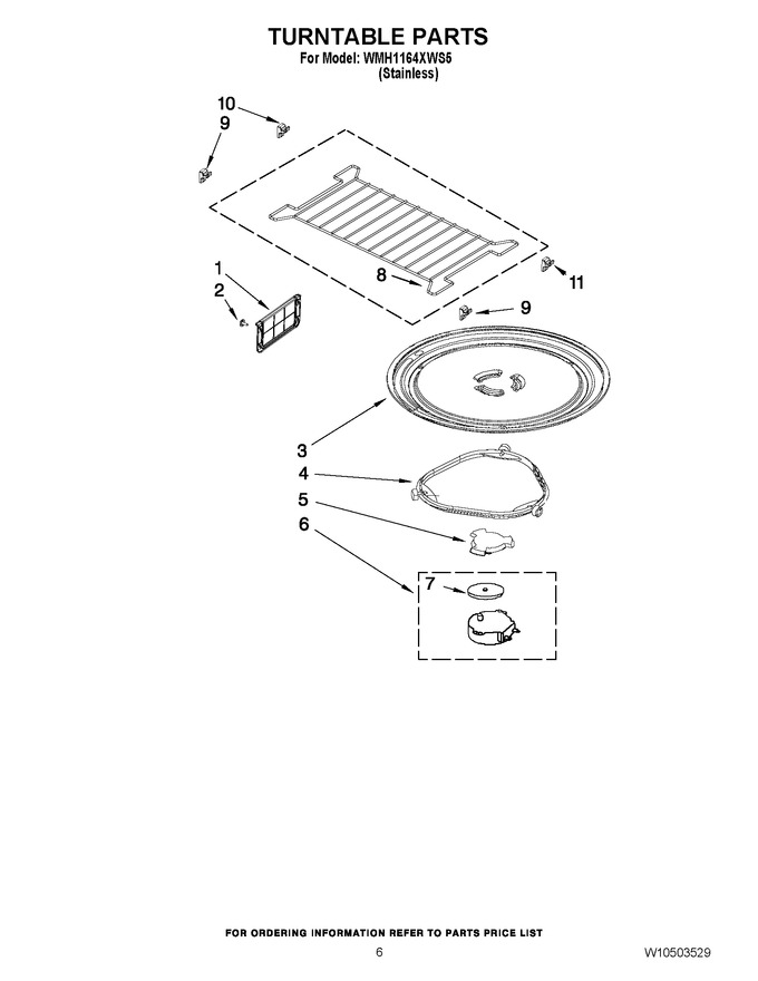 Diagram for WMH1164XWS5