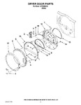 Diagram for 04 - Dryer Door Parts