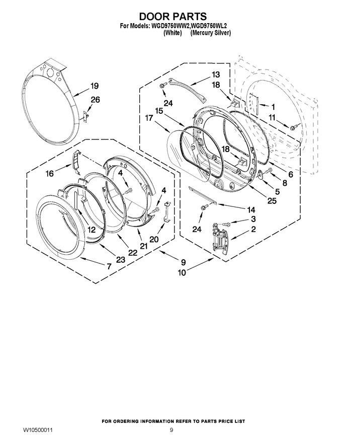 Diagram for WGD9750WW2