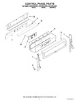 Diagram for 02 - Control Panel Parts