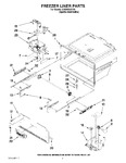 Diagram for 06 - Freezer Liner Parts