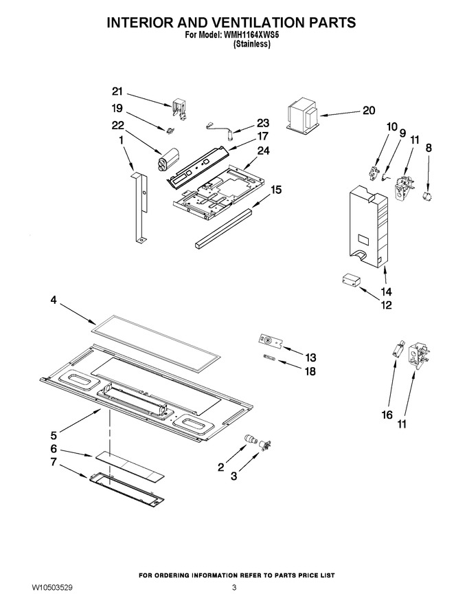 Diagram for WMH1164XWS5