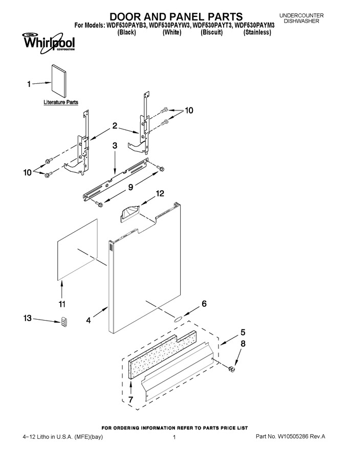 Diagram for WDF530PAYB3