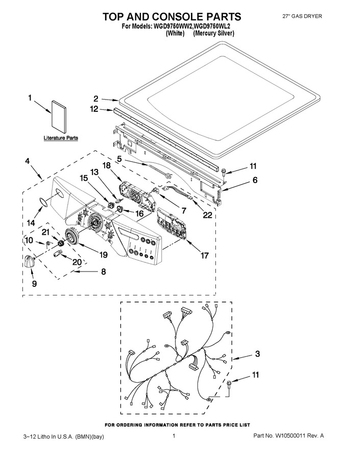 Diagram for WGD9750WW2