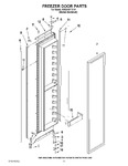 Diagram for 09 - Freezer Door Parts