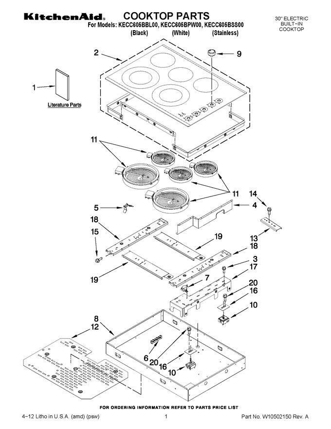 Diagram for KECC605BPW00