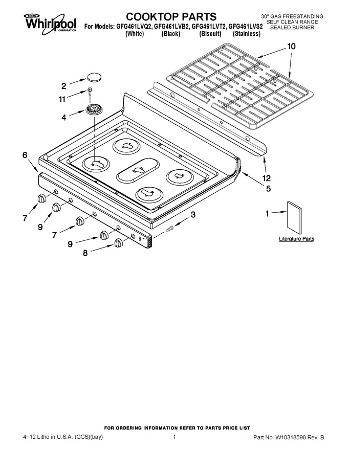 Diagram for GFG461LVS2