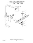 Diagram for 07 - Upper Wash And Rinse Parts