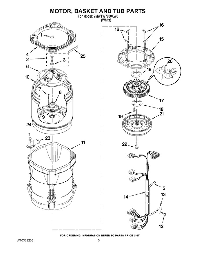 Diagram for 7MWTW7800XW0