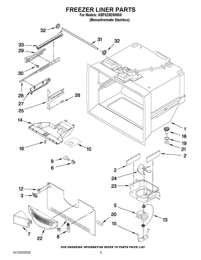 Diagram for KBFS25EWMS8