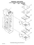 Diagram for 04 - Freezer Liner Parts