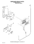 Diagram for 09 - Dispenser Front Parts