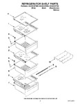 Diagram for 03 - Refrigerator Shelf Parts