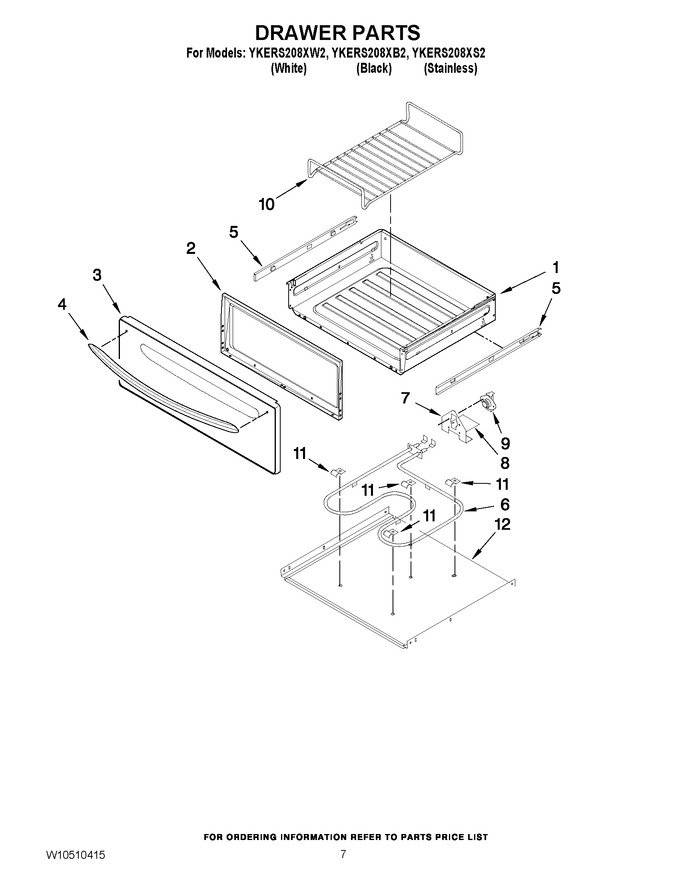 Diagram for YKERS208XW2