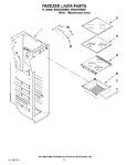 Diagram for 04 - Freezer Liner Parts