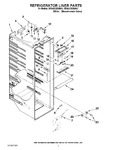 Diagram for 02 - Refrigerator Liner Parts