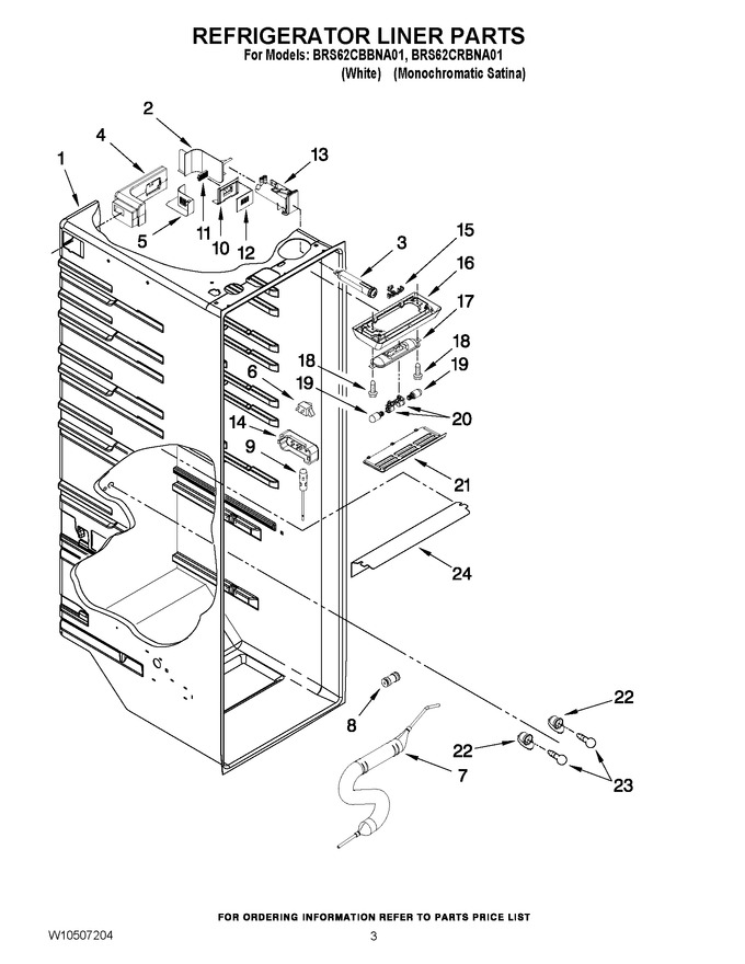 Diagram for BRS62CRBNA01