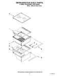 Diagram for 03 - Refrigerator Shelf Parts