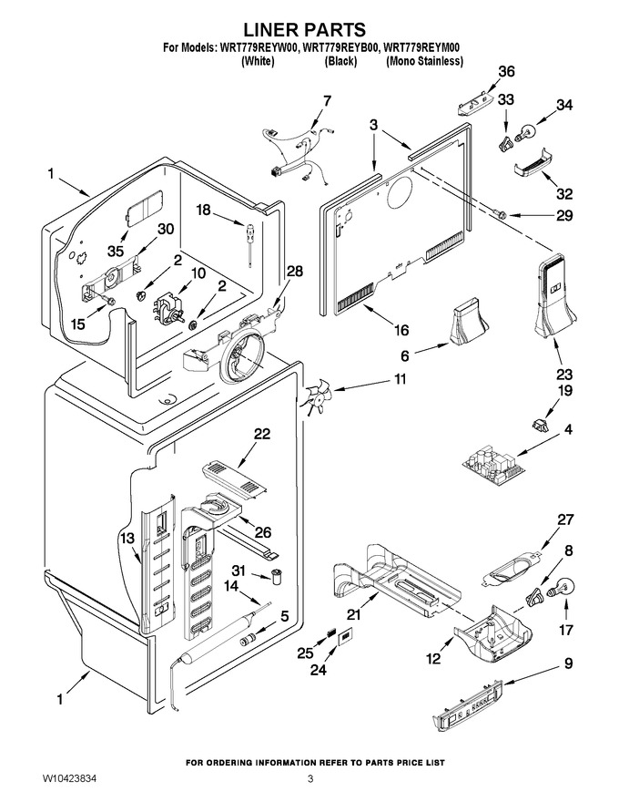 Diagram for WRT779REYM00