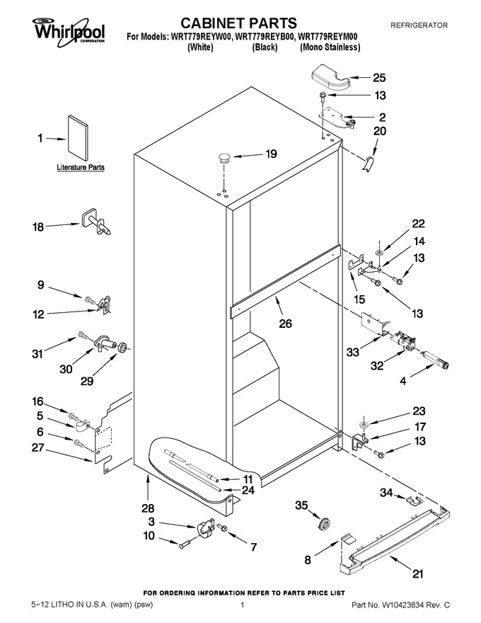 Diagram for WRT779REYB00