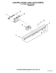 Diagram for 02 - Control Panel And Latch Parts