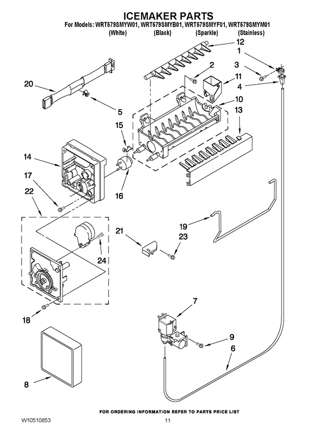 Diagram for WRT579SMYW01